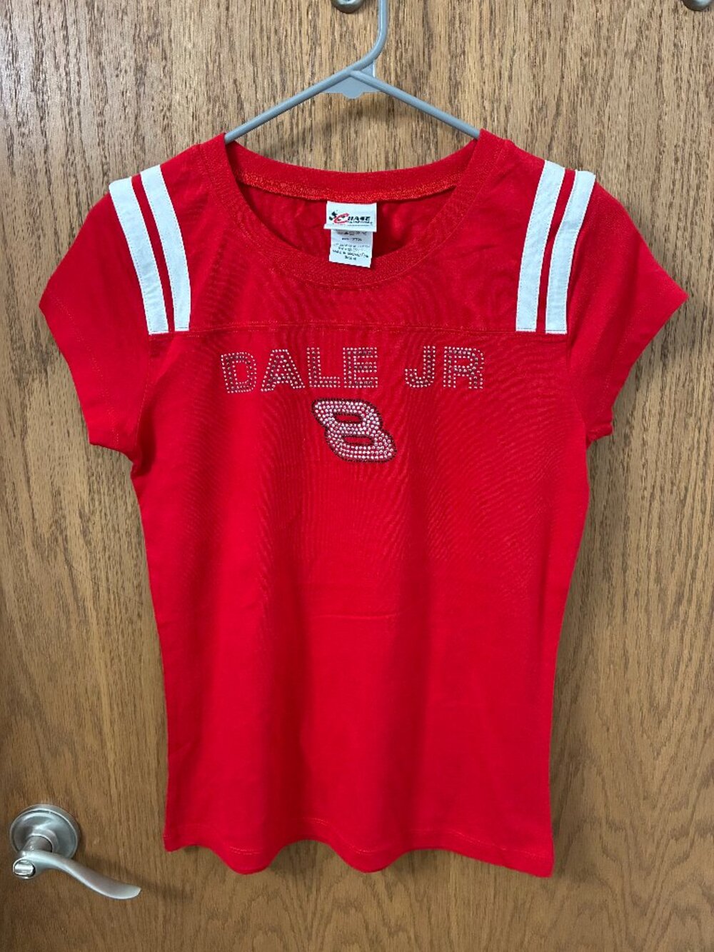 Dale Earnhardt Jr. #8 Rhinestone Bling Racing Baby Tee - M